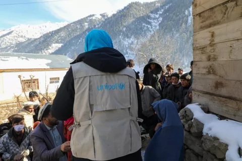 A UNICEF Staff in Nuristan 