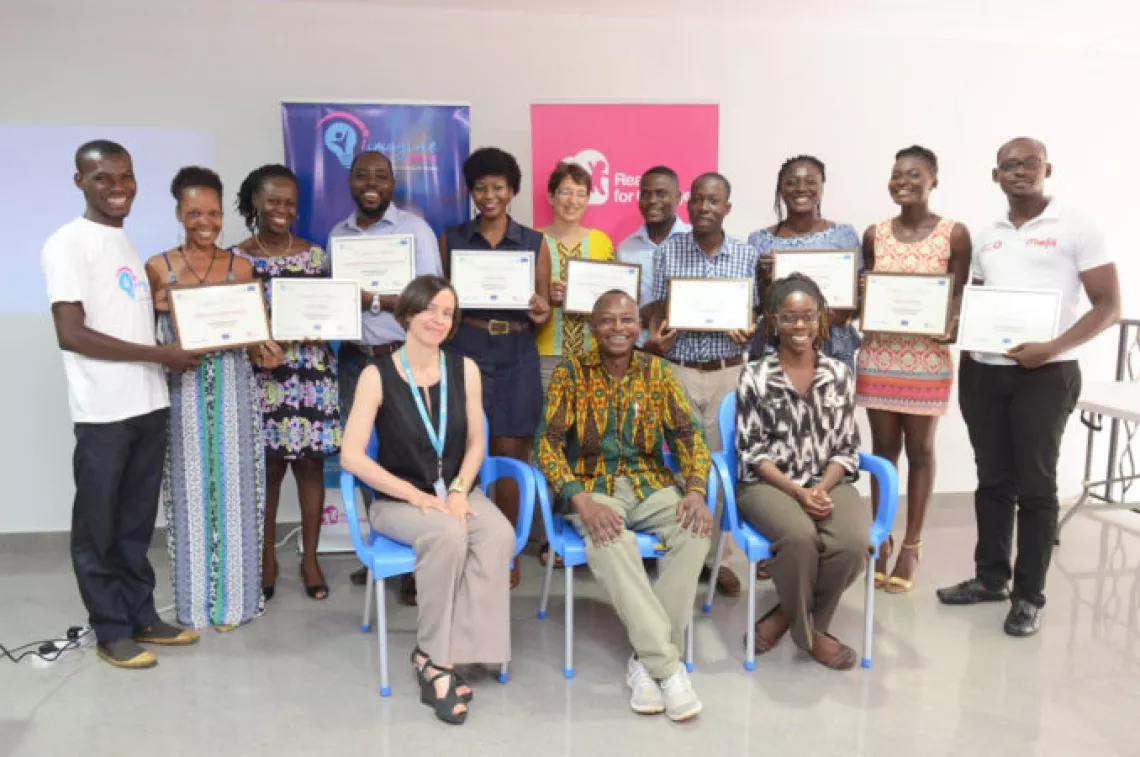 Participants of the I Imagine Ghana incubator programme