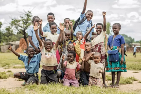 Happy children from Malawi 