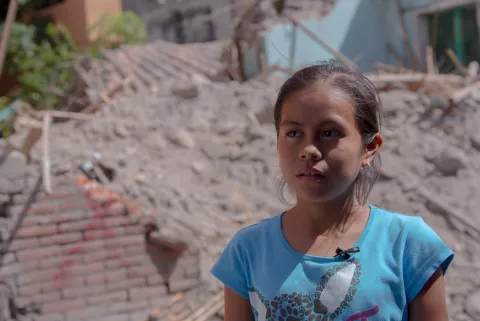 Los niños y niñas experimentaron miedo y estrés durante y después de los sismos