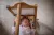 Seven-day-old Ruqayya sleeps in a crib