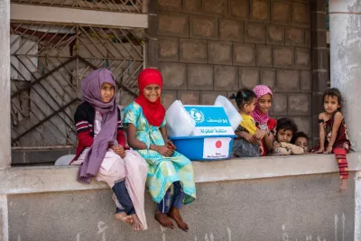 イエメン：国内避難民に必要不可欠な衛生キットを配布