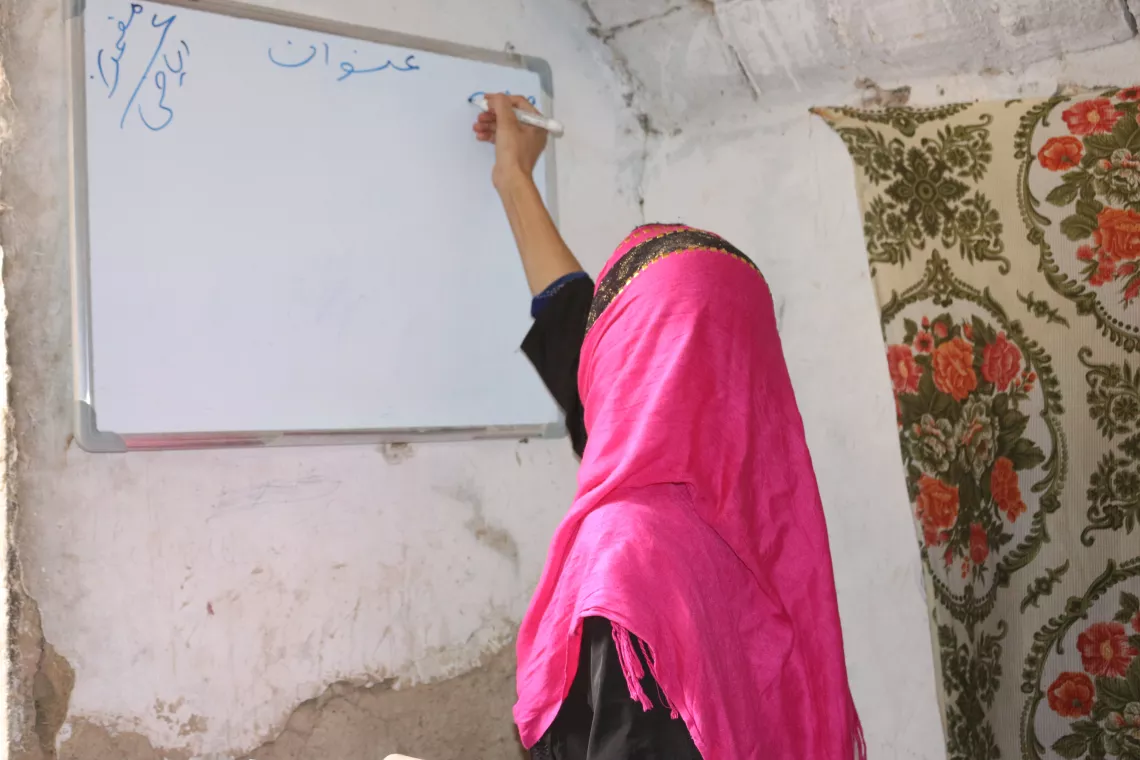 Basriya in the classroom