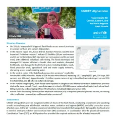 UNICEF Afghanistan Flash Update No. 2 (Central, Eastern, and Northern Regions Flash Floods), 29 July 2026