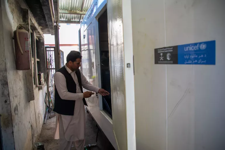 Provision of 13 additional generators set to strengthen health care system for safe storage of vaccines.