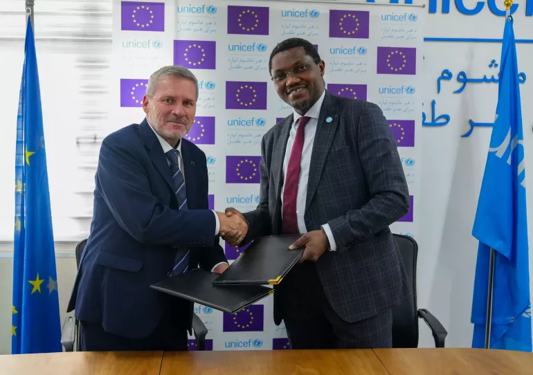 EU Contributes &euro;10 Million to Protect Afghan Children on the Move
