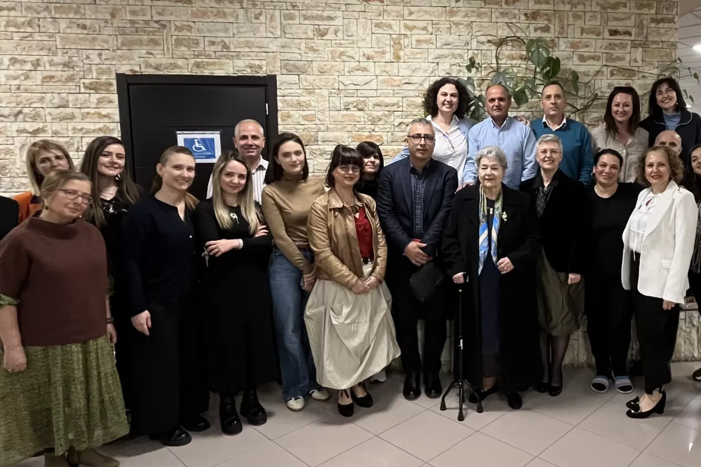 UNICEF Team group photo with the famous actress