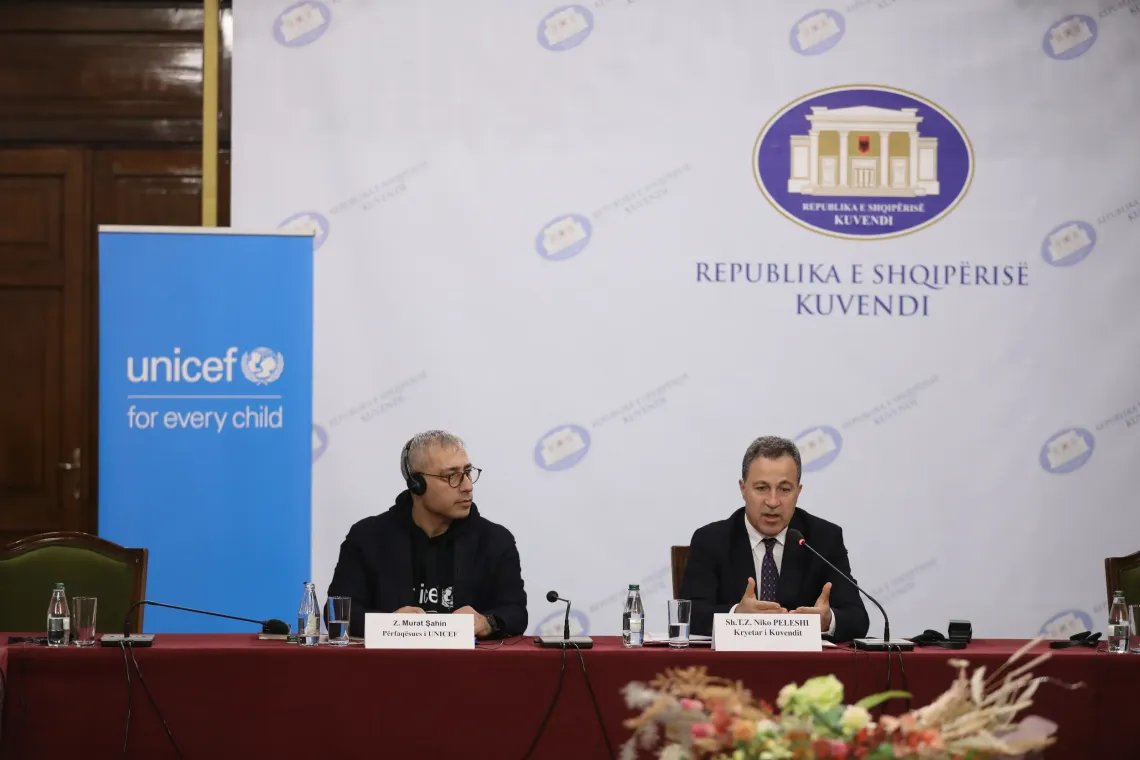 UNICEF Rep. & Parliament Speaker