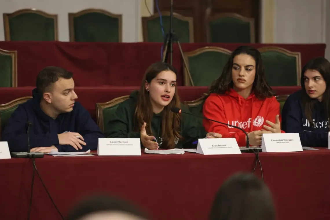 youth during a debate