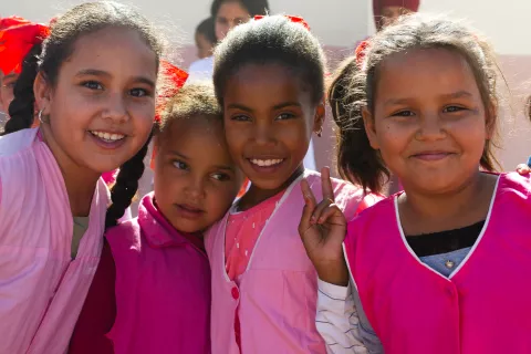 Sahrawi schoolgirls