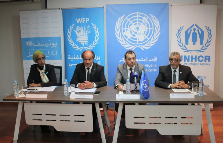 UN, UNICEF, WFP, UNHCR