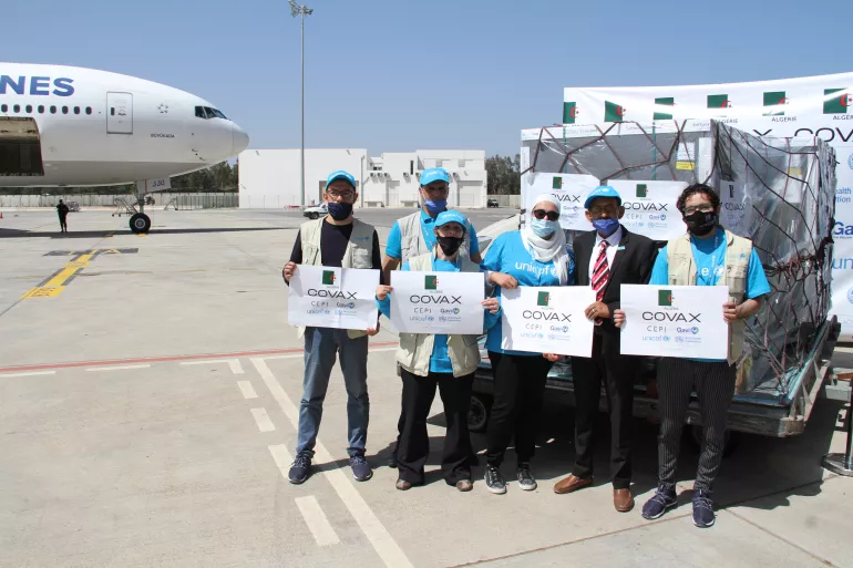 COVAX delivery Algeria 