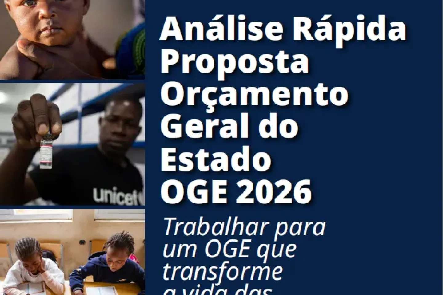 An&aacute;lise R&aacute;pida Proposta Or&ccedil;amento Geral do Estado OGE 2026