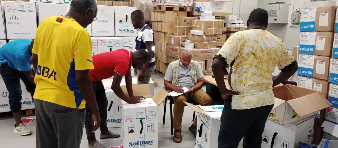 Warehouse of vaccine storage  