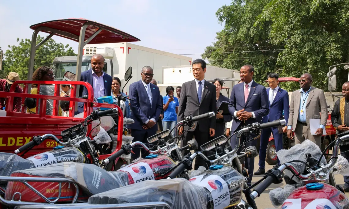 Coreia do Sul refor&ccedil;a apoio &agrave; vacina&ccedil;&atilde;o comunit&aacute;ria em Angola.