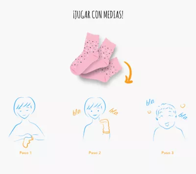 jugar con medias
