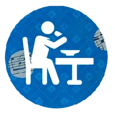 Comer en la mesa