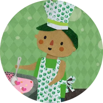 Ni&ntilde;o cocinando