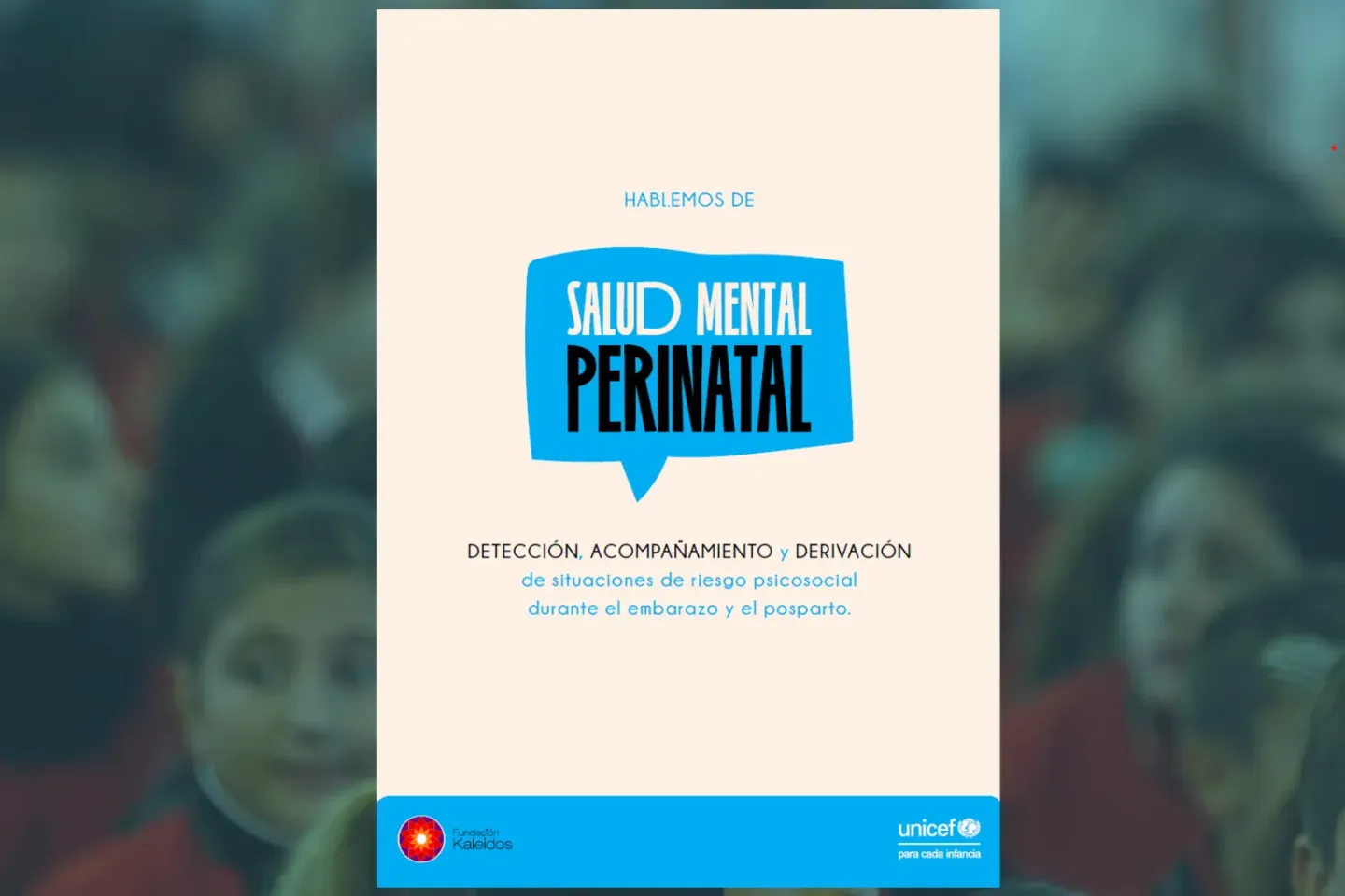 Hero del documento Hablemos de salud mental perinatal