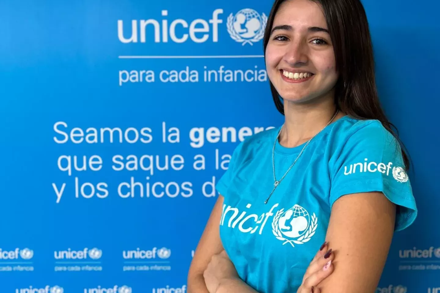 Abril Perazzini, nueva joven defensora de UNICEF