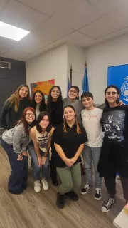Chicas y chicos que participaron en los talleres de Prospectiva