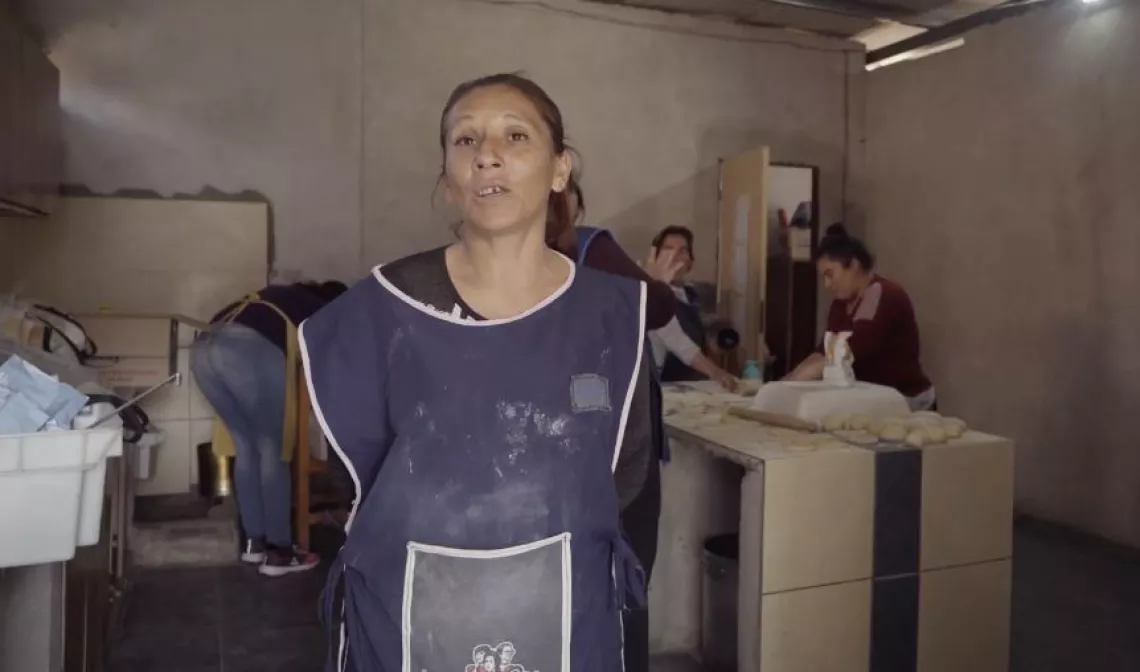 Jaquelina R&iacute;os, referente del comedor Los Gurises del Sanmar