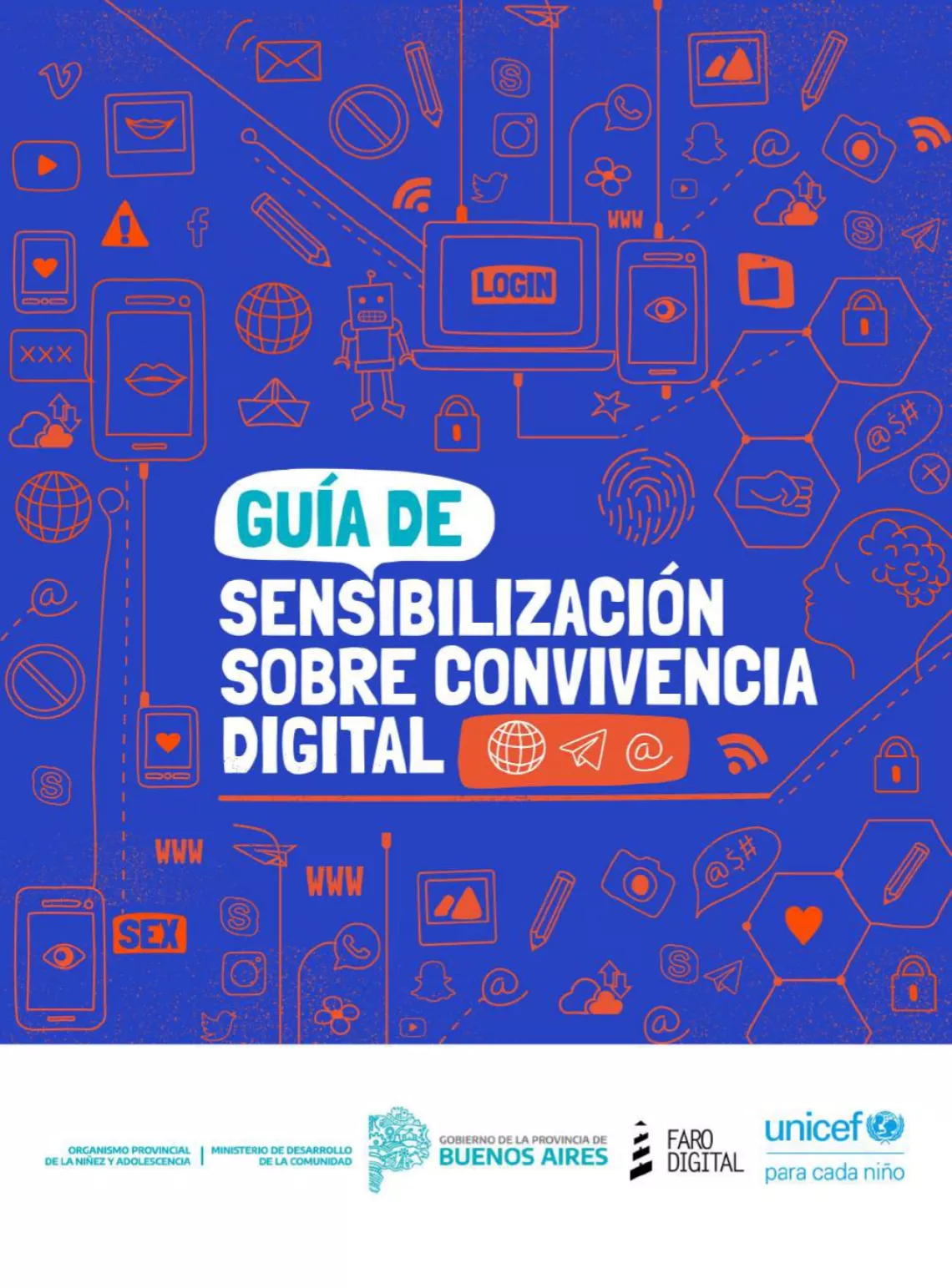 Portada de la gu&iacute;a de sensibilizaci&oacute;n sobre convivencia digital