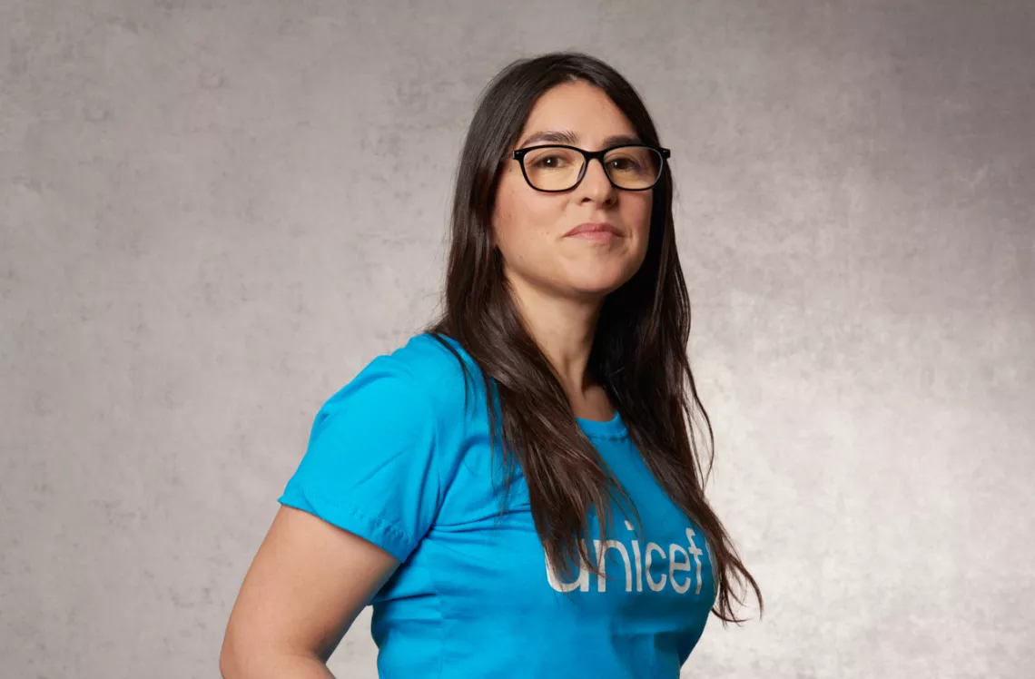 Retrato Natalia Calisti, oficial de comunicaci&oacute;n de Unicef Argentina