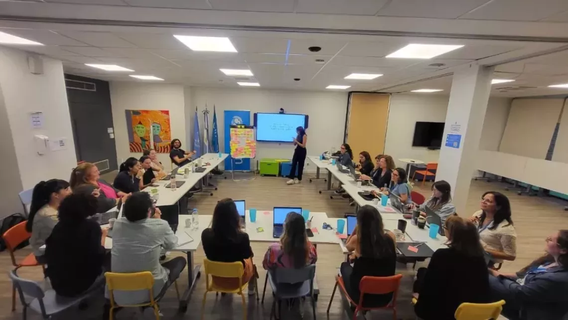 Taller de Foresight en la oficina de UNICEF Argentina