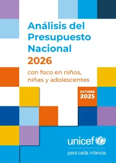 Portada del documento sobre presupuesto NNYA oct 2025