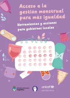 Portada del documento Acceso a la gesti&oacute;n menstrual para m&aacute;s igualdad