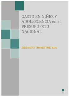 presupuesto ni&ntilde;ez 2trim 2022