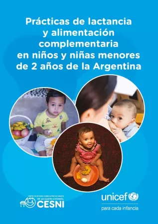 Portada del estudio sobre pr&aacute;cticas de lactancia y alimentaci&oacute;n complementaria