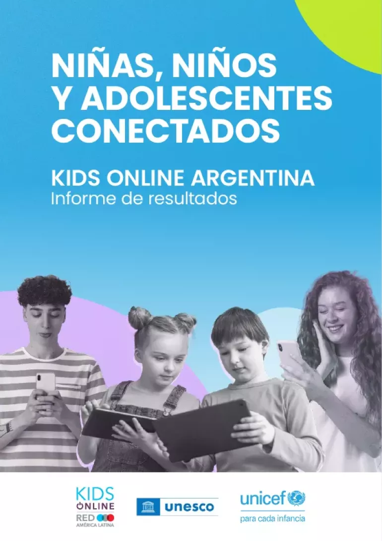 Portada del informe Kids Online 2025