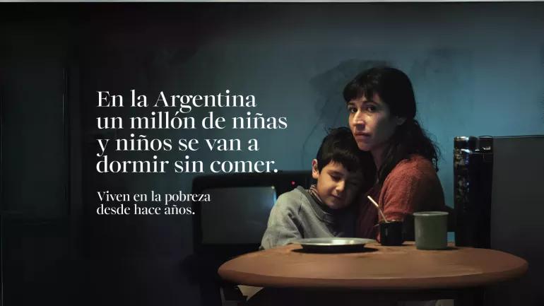En la Argentina un mill&oacute;n de ni&ntilde;as y ni&ntilde;os se van a dormir sin comer