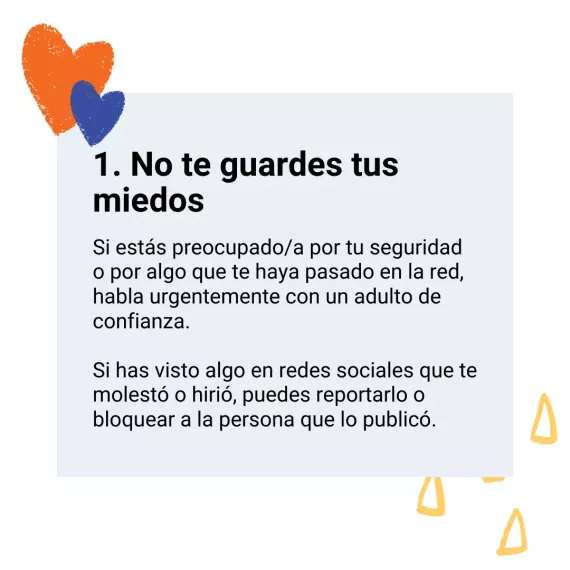 No te guardes tus miedos