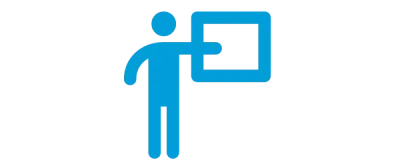 icon person presenting