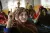 Zainab Jan (12) raises hand to answer the question asked by the teacher during her class in UNICEF-supported camp schools.