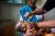  three-month-old Cornellia is held by her mother, Benalyn, 32, while being vaccinated in Lae, Papua New Guinea.