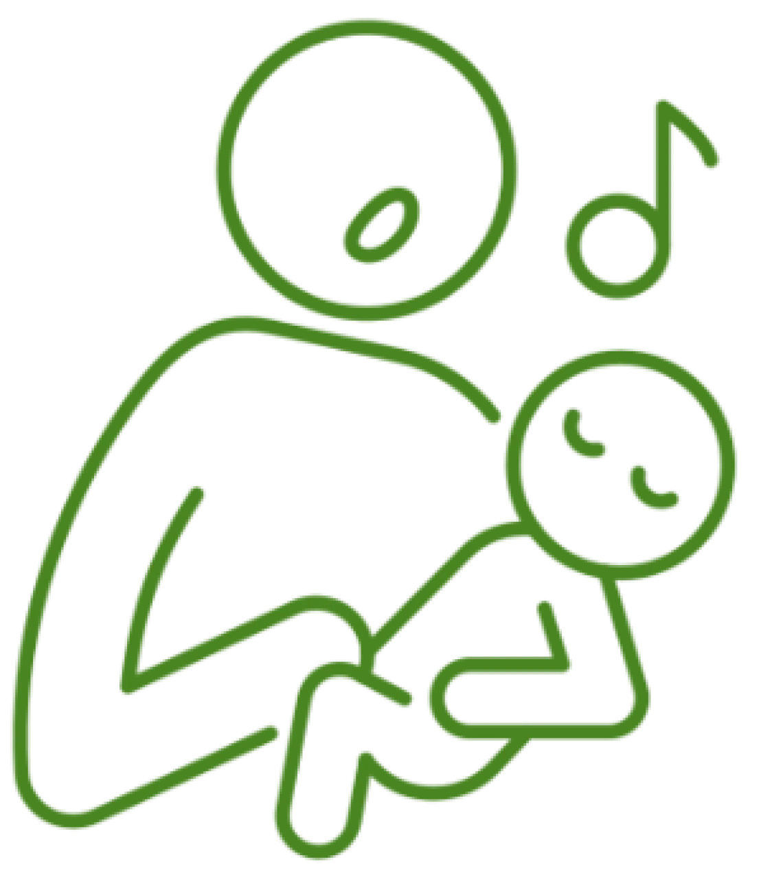 Mother and her child icon