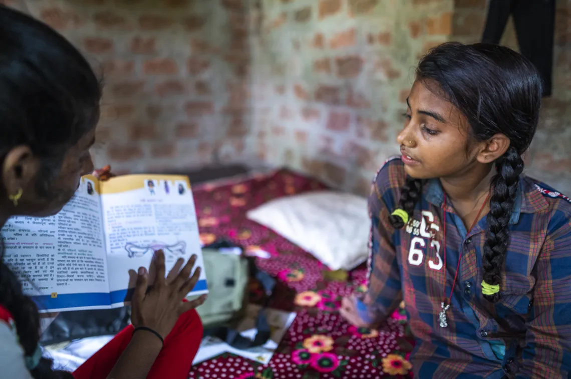 Radhika explains about Menstrual Hygiene Management 