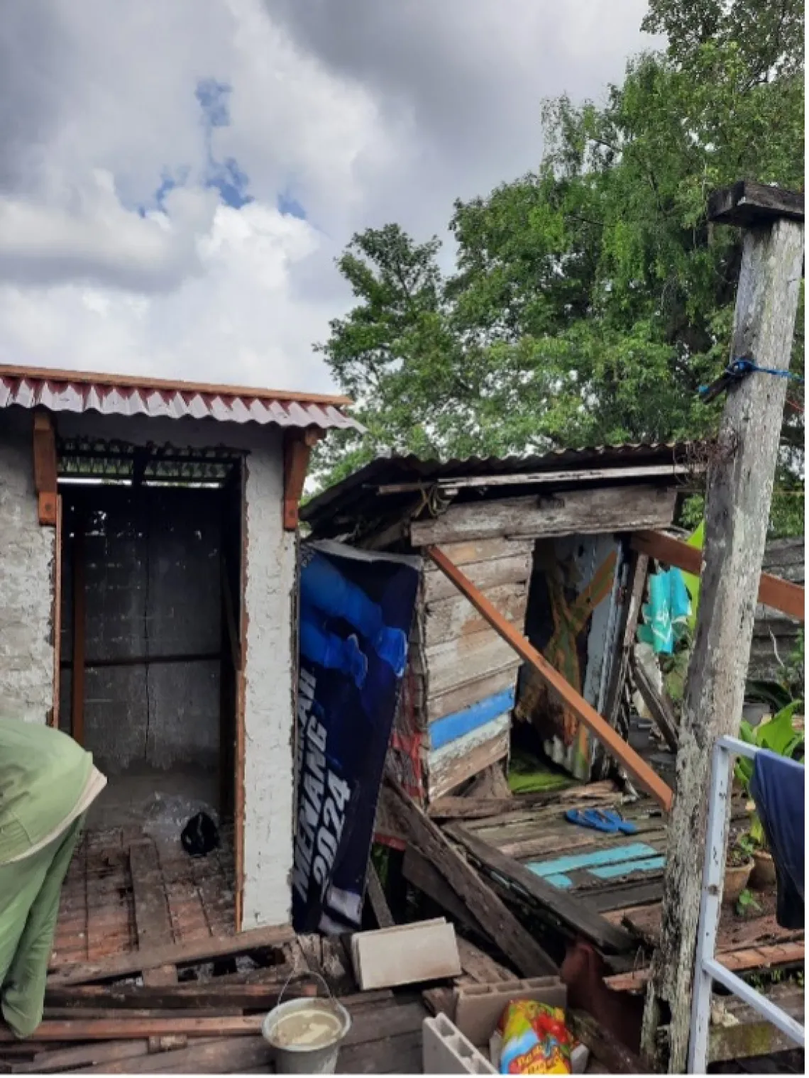 One of the toilets in a settlement on the Kapuas Riverbanks