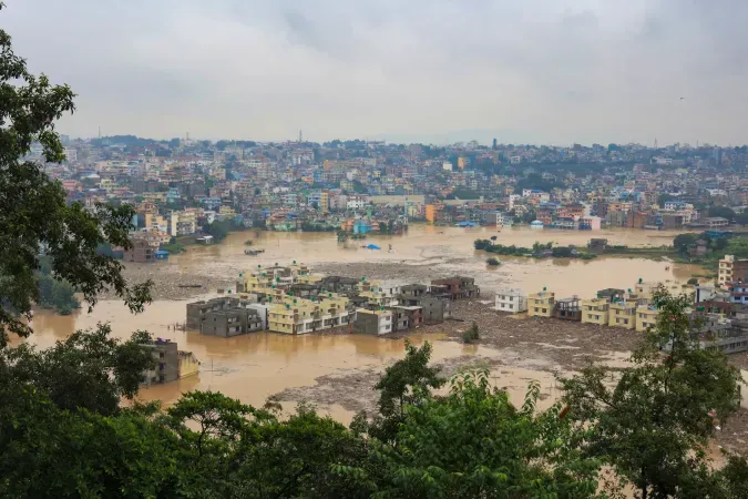 Flash flood in Nepal