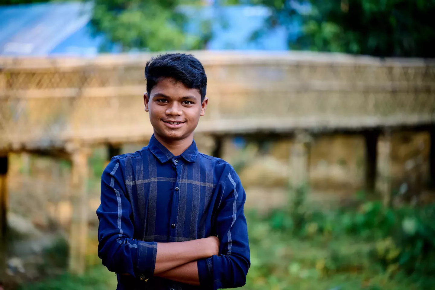 Anayet, a 15-year-old peer leader, in the Kutupalong refugee camp in Cox&rsquo;s Bazar, Bangladesh.