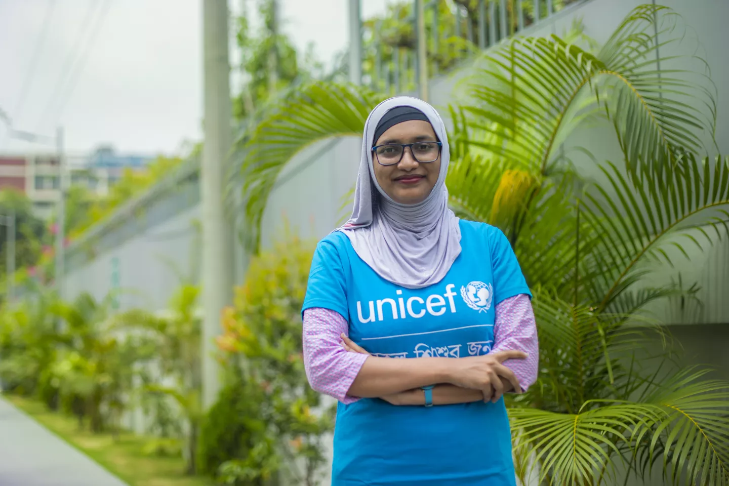 Our Youth Advocate Farzana Faruk Jhumu smiles at the camera