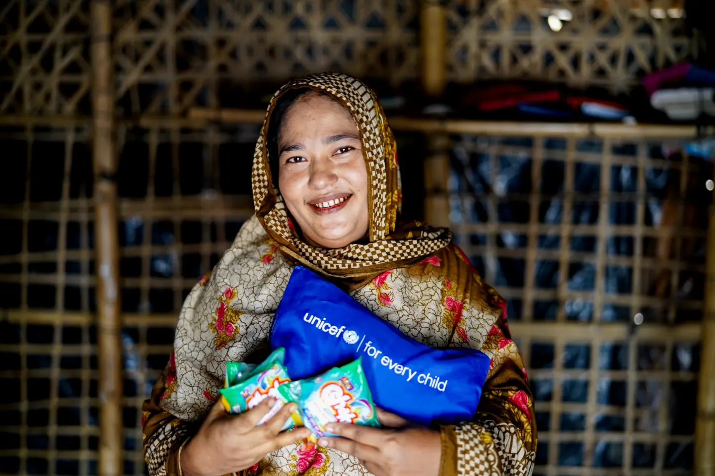 Sabukun Nahar (31), serves as a menstrual hygiene facilitator, lives in the Rohingya refugee camp in Cox&rsquo;s Bazar