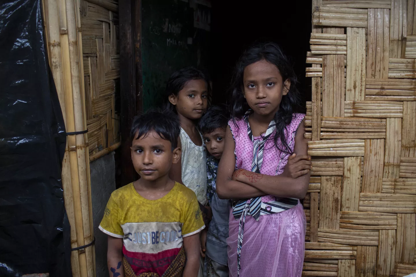Noor Karima, 10, lives in Camp 24 in the Leda Rohingya refugee camps in Teknaf, Cox&rsquo;s Bazar.