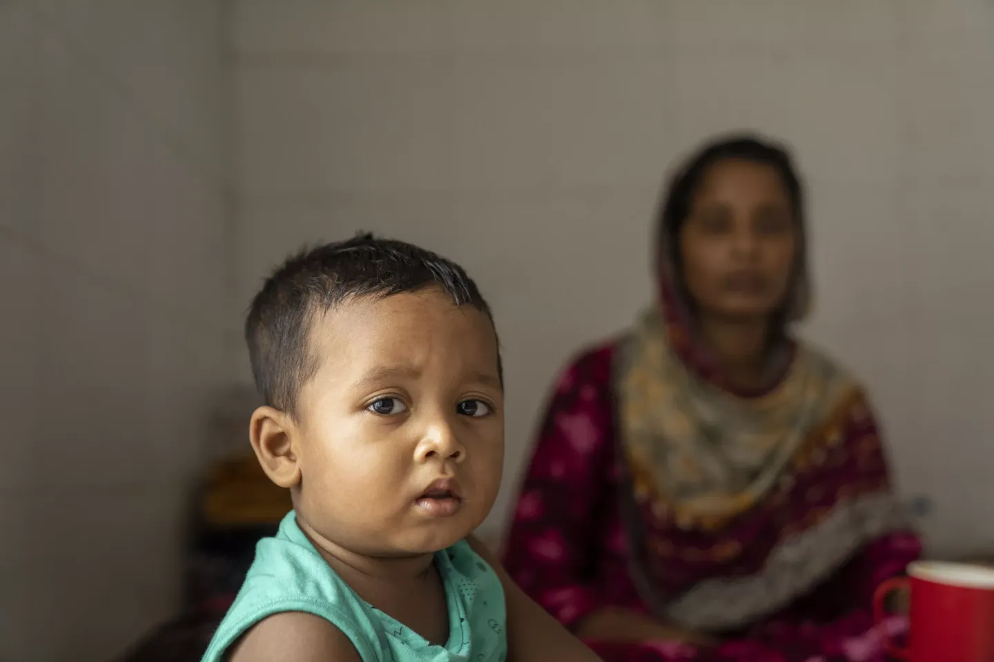 2-year-old Lyaman was brought to the Shaheed Ahsan Ullah Master General Hospital because he had high fever. He tested dengue-positive upon admission to the children's ward. 