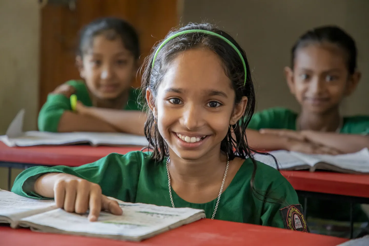 A Bangladeshi girl.