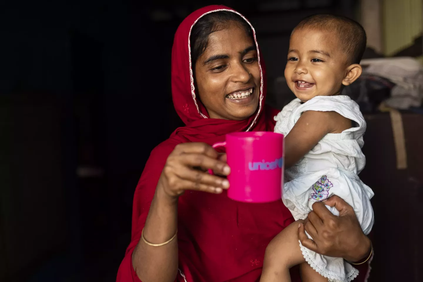 A mother and child, Bangladesh